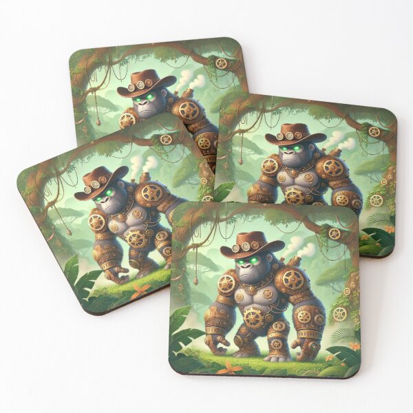 Item preview, Steampunk Western Gorilla designed and sold by Sillytoe.