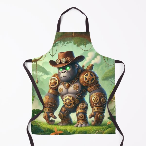 Item preview, Steampunk Western Gorilla designed and sold by Sillytoe.