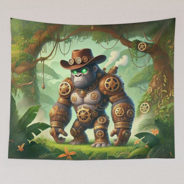 Item preview, Steampunk Western Gorilla designed and sold by Sillytoe.