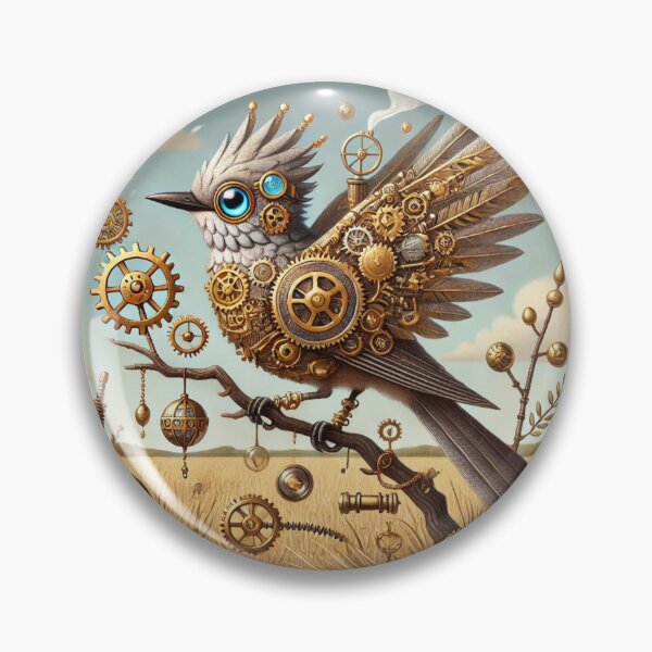 Item preview, Steampunk Western Kingbird designed and sold by Sillytoe.