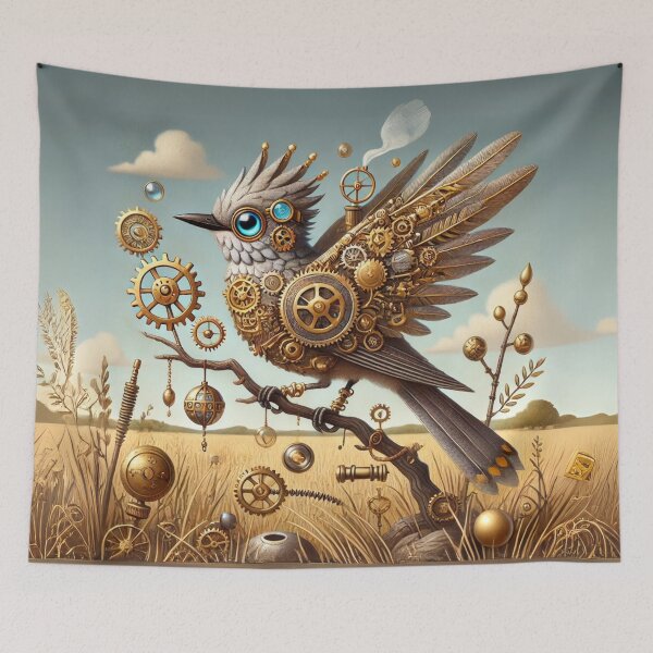 Item preview, Steampunk Western Kingbird designed and sold by Sillytoe.