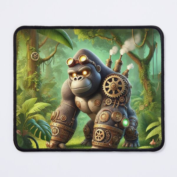 Item preview, Steampunk Western Lowland Gorilla designed and sold by Sillytoe.