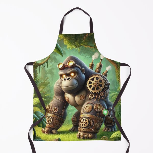 Item preview, Steampunk Western Lowland Gorilla designed and sold by Sillytoe.