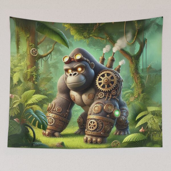 Item preview, Steampunk Western Lowland Gorilla designed and sold by Sillytoe.