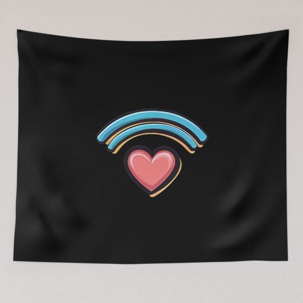 Item preview, Love Signal – Heart-Shaped Wireless Connection for Valentine’s Day designed and sold by EmiBarDesign.