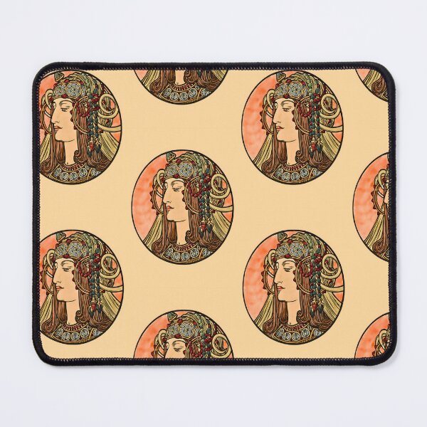 Item preview, Alfons Mucha - Byzantine Head (the Blonde) 1897 designed and sold by irynaartbyim.