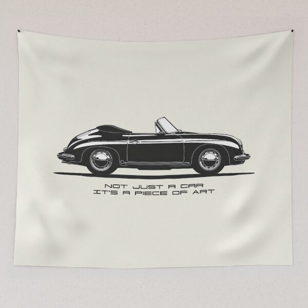 Item preview, Porsche 356 Not Just a Car, It's Piece of art illustration designed and sold by blackdogshop.