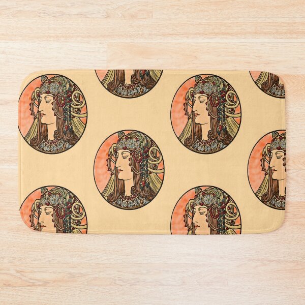 Item preview, Alfons Mucha - Byzantine Head (the Blonde) 1897 designed and sold by irynaartbyim.