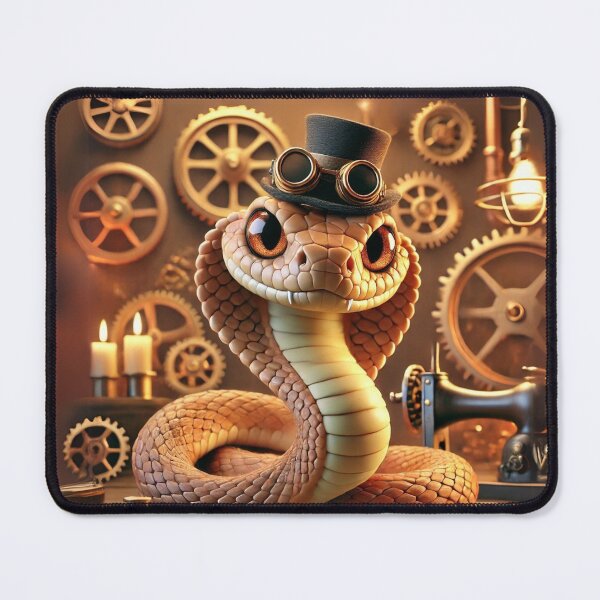 Item preview, Steampunk Western Rattlesnake designed and sold by Sillytoe.