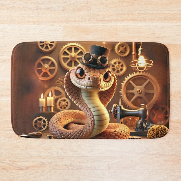 Item preview, Steampunk Western Rattlesnake designed and sold by Sillytoe.