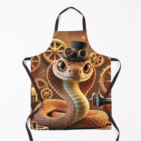 Item preview, Steampunk Western Rattlesnake designed and sold by Sillytoe.