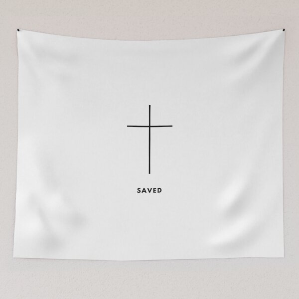 Item preview, "SAVED" Cross designed and sold by Ducky's.