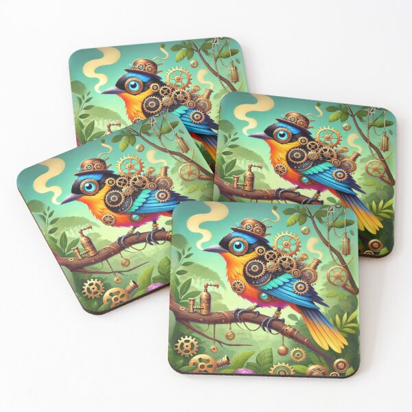 Item preview, Steampunk Western Tanager designed and sold by Sillytoe.