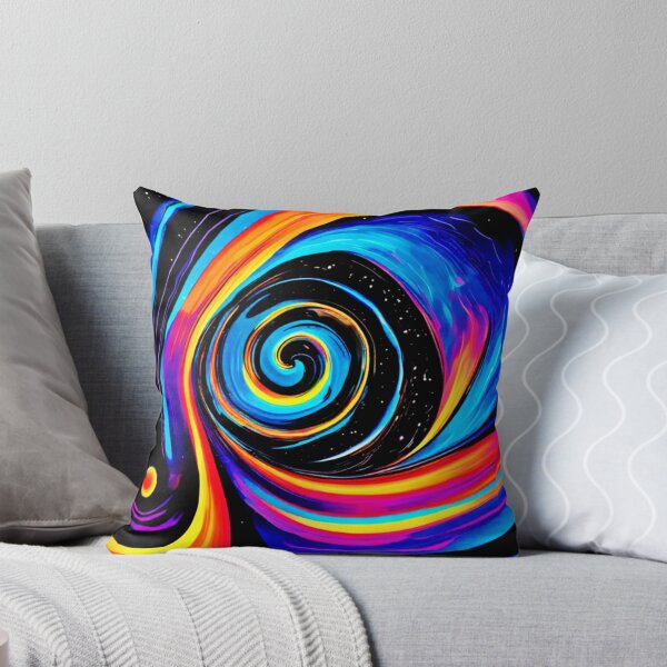 Item preview, Cosmic Vortex Swirl in Neon Hues designed and sold by Health And Fitness Posts e-Store.