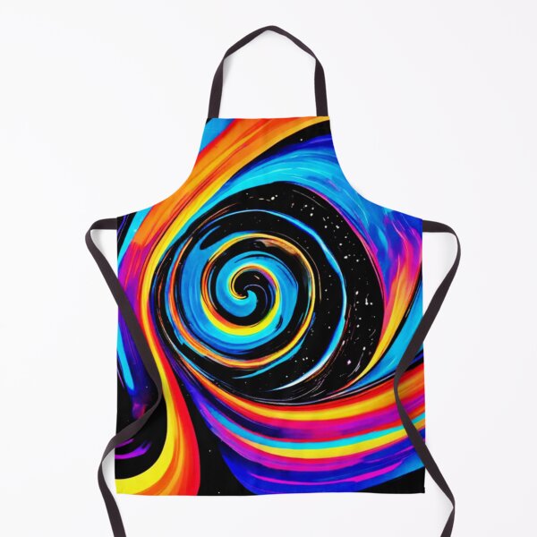 Item preview, Cosmic Vortex Swirl in Neon Hues designed and sold by Health And Fitness Posts e-Store.