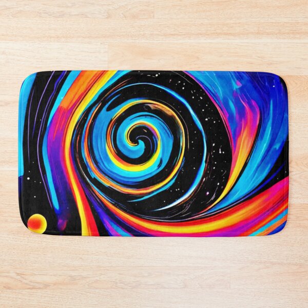 Item preview, Cosmic Vortex Swirl in Neon Hues designed and sold by Health And Fitness Posts e-Store.