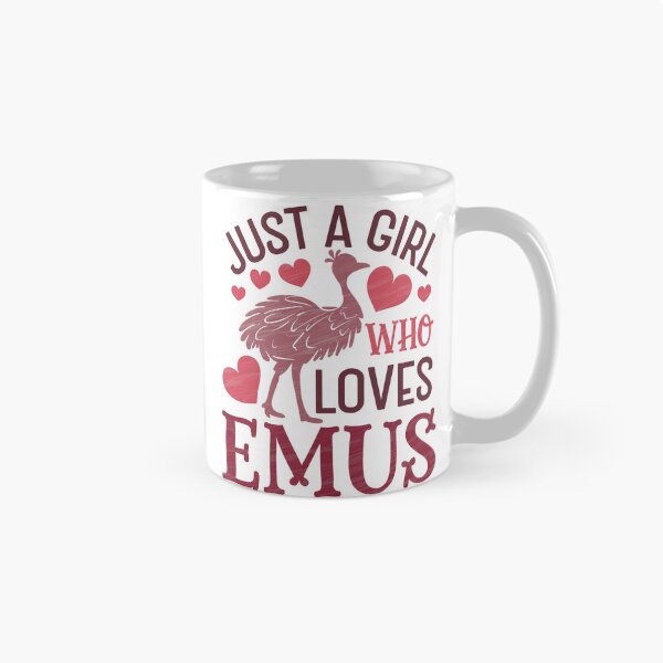 Item preview, Just a Girl Who Loves Emus designed and sold by jkrphoto.