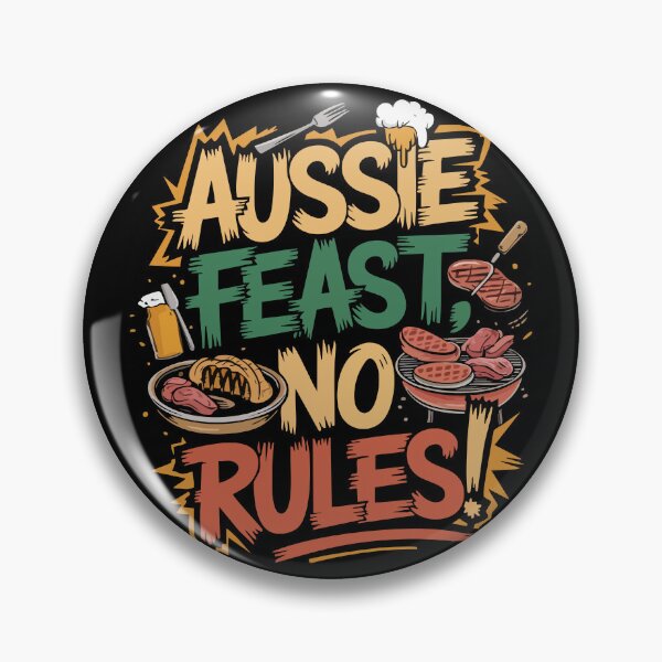 Item preview, Aussie Feast - Aussie Food Cool Retro T-shirt designed and sold by skiprender.