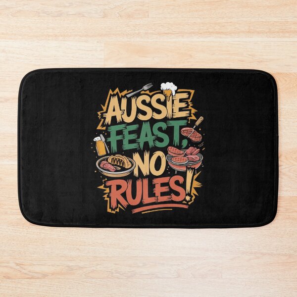 Item preview, Aussie Feast - Aussie Food Cool Retro T-shirt designed and sold by skiprender.
