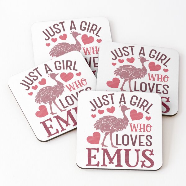 Item preview, Just a Girl Who Loves Emus designed and sold by jkrphoto.