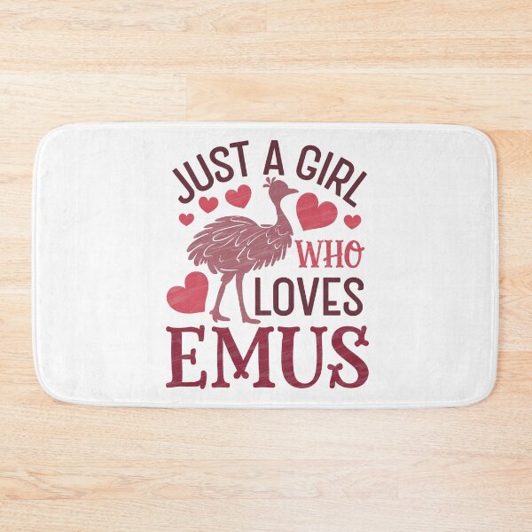 Item preview, Just a Girl Who Loves Emus designed and sold by jkrphoto.