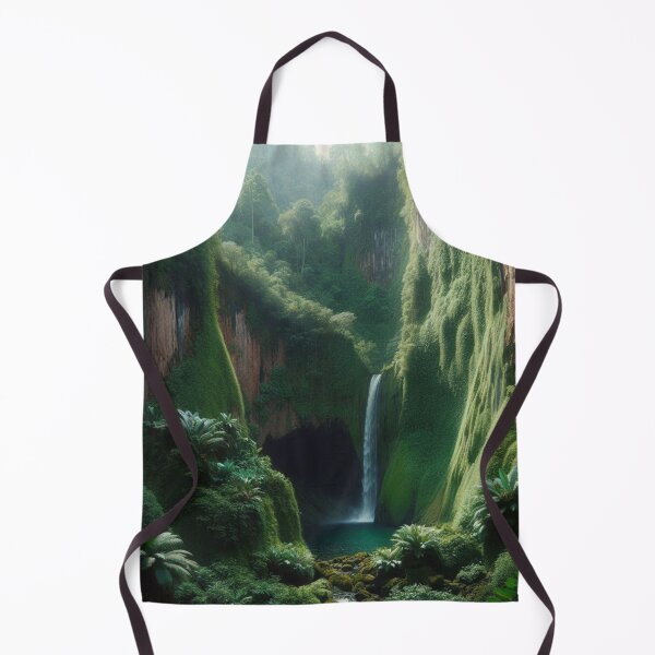 Artikelvorschau, Bezaubernder Dschungel-Wasserfall mit üppigem Grün entworfen und verkauft von Yas_oma.