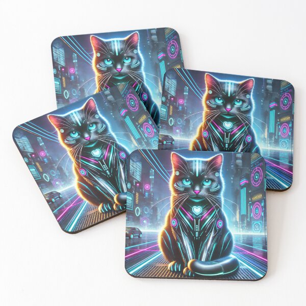 Item preview, Cat of the Future designed and sold by virusRojo.
