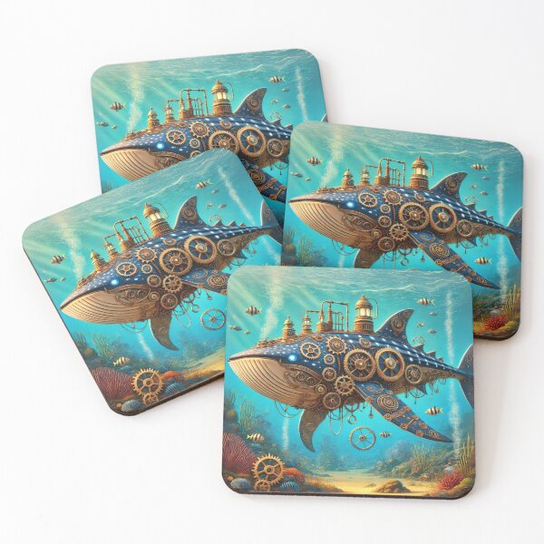 Item preview, Steampunk Whale Shark designed and sold by Sillytoe.