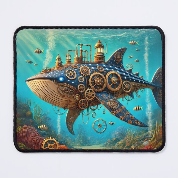 Item preview, Steampunk Whale Shark designed and sold by Sillytoe.