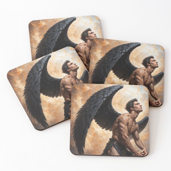 Item preview, "Fallen Grace" - Fallen Angel Painting designed and sold by bensalvati.