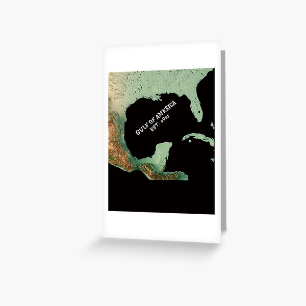 Item preview, Gulf of America - American Map Revised  designed and sold by PowerfulPrinted.