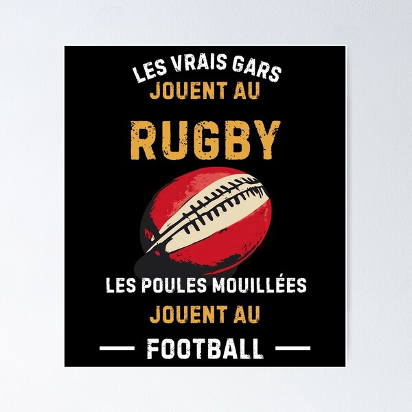 Vista previa del artículo con la obra «Camiseta divertida de rugby», diseñado y vendido por Teetasticstore.
