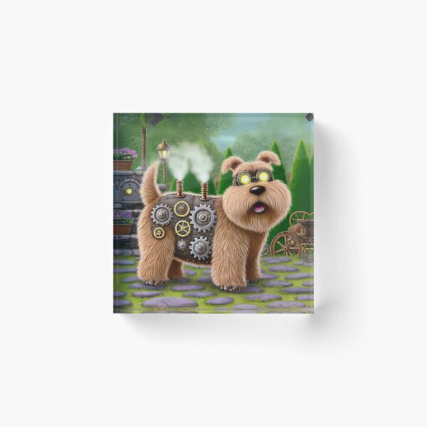 Item preview, Steampunk Wheaten Terrier designed and sold by Sillytoe.