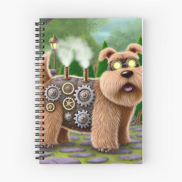 Item preview, Steampunk Wheaten Terrier designed and sold by Sillytoe.