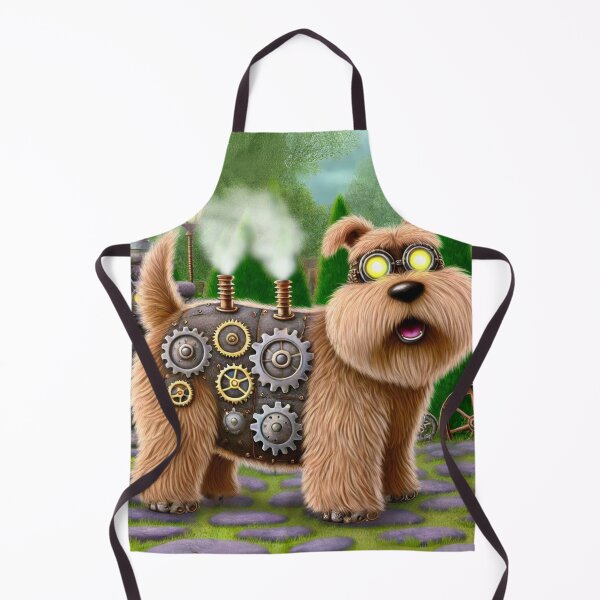 Item preview, Steampunk Wheaten Terrier designed and sold by Sillytoe.