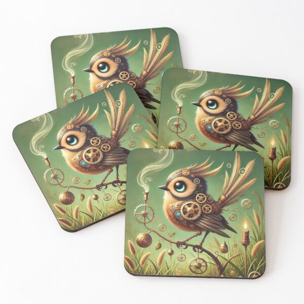 Item preview, Steampunk Whinchat designed and sold by Sillytoe.