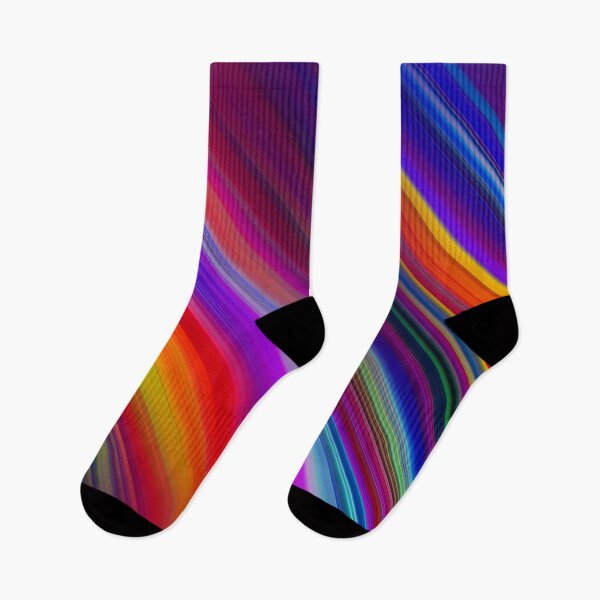 Item preview, Rainbow Rush: Dynamic Diagonal Stripes Art designed and sold by Patternair.