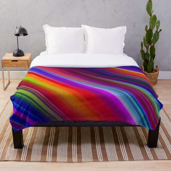 Artikelvorschau, Rainbow Rush: Dynamische diagonale Streifenkunst entworfen und verkauft von Patternair.