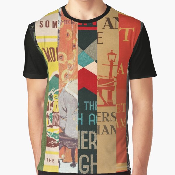 Item preview, Somerset Maugham - Abstract Book Cover Print - Literary Gift designed and sold by Mr Mustard Prints.