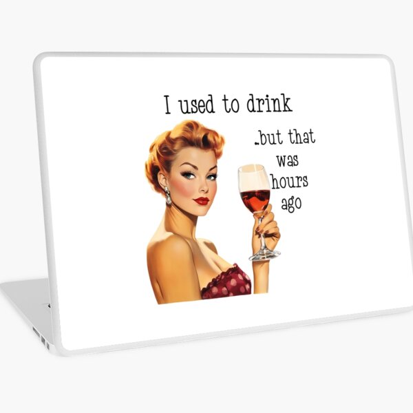 Item preview, I Used to Drink Retro Housewife designed and sold by ColorFlowArt.