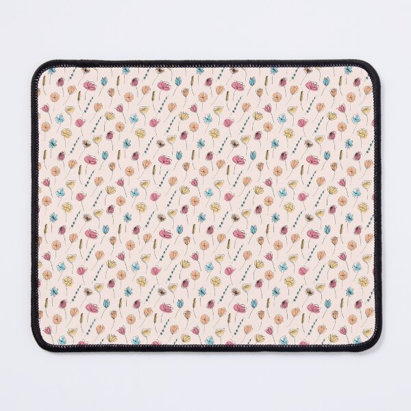Item preview, Pattern of minimal botanical graphic on peach background designed and sold by WonderworkLI.