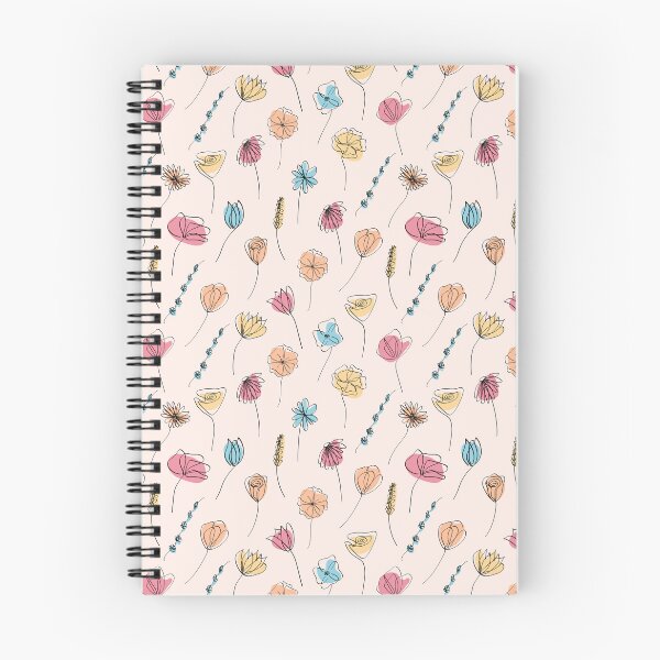 Item preview, Pattern of minimal botanical graphic on peach background  designed and sold by WonderworkLI.