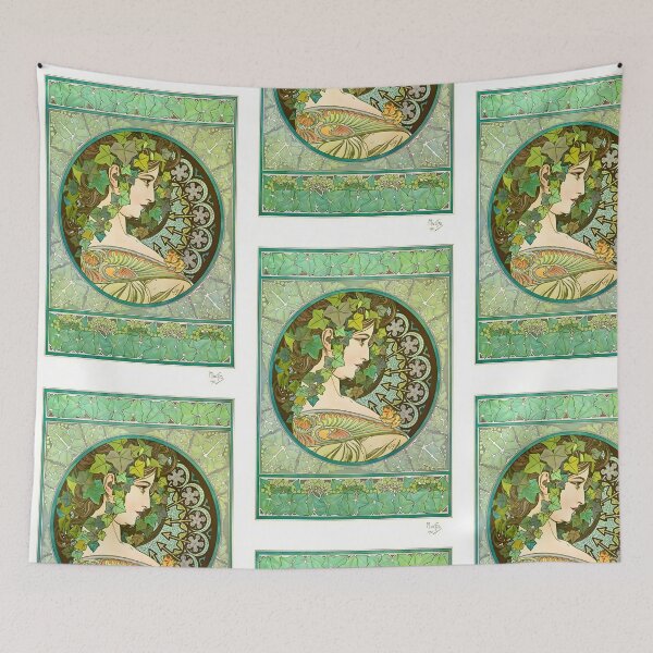 Item preview, Alfons Mucha - Carnation designed and sold by irynaartbyim.