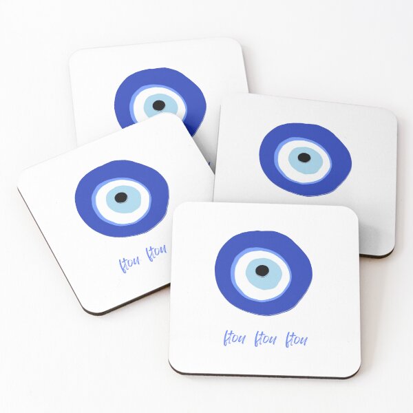 Item preview, Classic Evil Eye : Ftou Ftou Ftou : Aegean Blue designed and sold by TRVLR Designs.