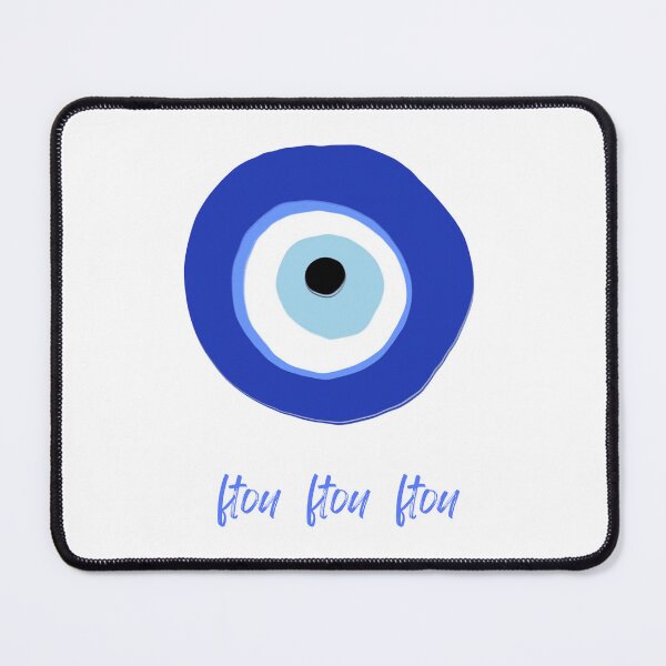 Item preview, Classic Evil Eye : Ftou Ftou Ftou : Aegean Blue designed and sold by TRVLR Designs.