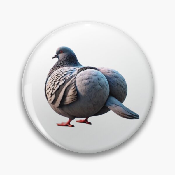 Item preview, Big booty pigeon designed and sold by AuraCraftStudio.