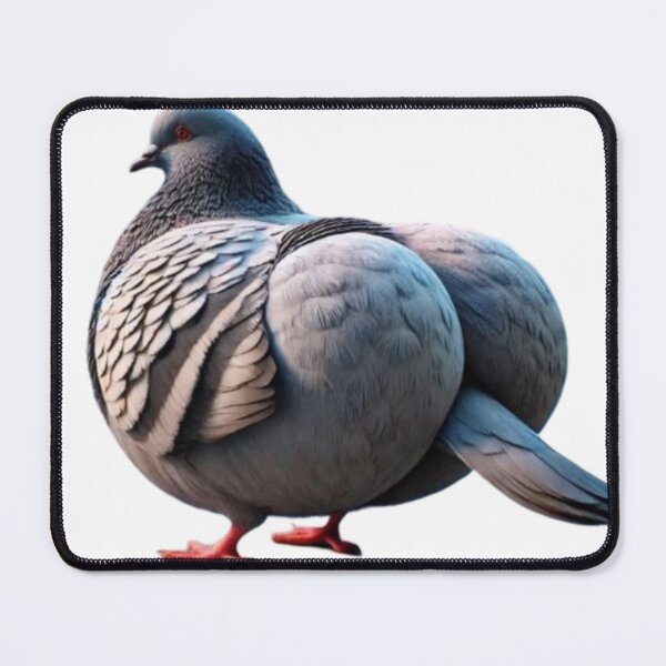 Item preview, Big booty pigeon designed and sold by AuraCraftStudio.