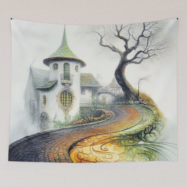 Item preview, "Enchanted Pathway to the Whimsical Cottage" designed and sold by bloorose.