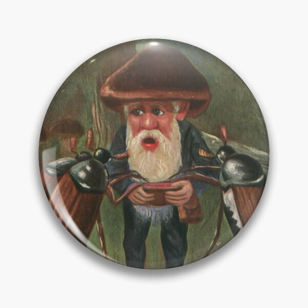 Item preview, Gnome Pestered by three begging mayflies Vintage Postcard Art designed and sold by Onodera.