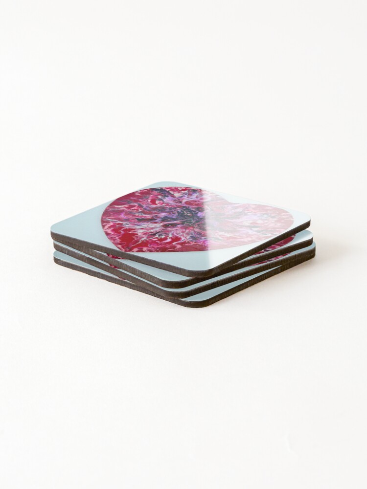 Thumbnail 4 of 5, Coasters (Set of 4), Heart designed and sold by RAdley21.